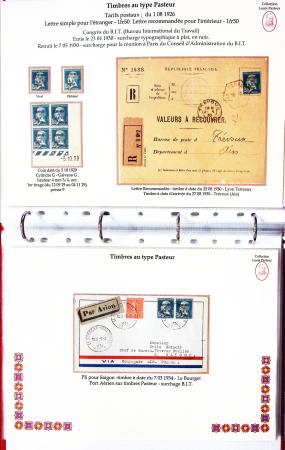 1924-1932, Etude sur la série PASTEUR en un classeur