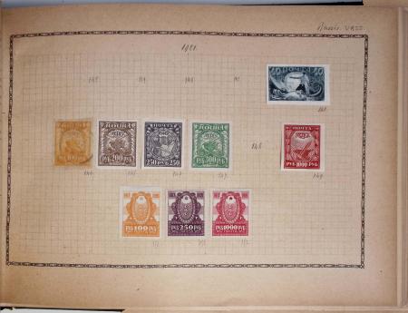 1850-1920 Old-time collection in three Maury albums