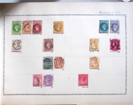 1850-1920 Old-time collection in three Maury albums
