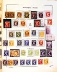 1849-1975, Collection de France obl. en un album Schaubek,