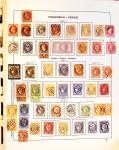 1849-1975, Collection de France obl. en un album Schaubek,