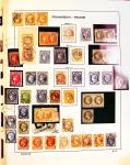 1849-1975, Collection de France obl. en un album Schaubek,