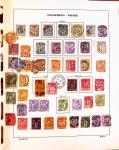 1849-1975, Collection de France obl. en un album Schaubek,