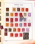 1849-1975, Collection de France obl. en un album Schaubek,
