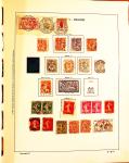 1849-1975, Collection de France obl. en un album Schaubek,
