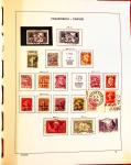 1849-1975, Collection de France obl. en un album Schaubek,