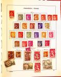 1849-1975, Collection de France obl. en un album Schaubek,