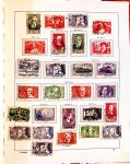 1849-1975, Collection de France obl. en un album Schaubek,