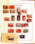 1849-1975, Collection de France obl. en un album Schaubek,