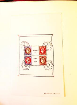 1849-1975, Collection de France obl. en un album Schaubek,