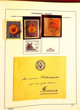 1849-1975, Collection de France obl. en un album Schaubek,