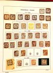 1849-1975, Collection de France obl. en un album Schaubek,