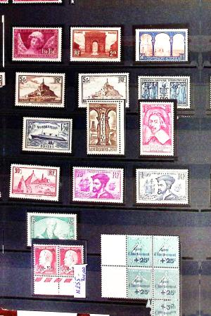 1869-1992, Un classeur de neufs (1869-1973) dont FRANCE