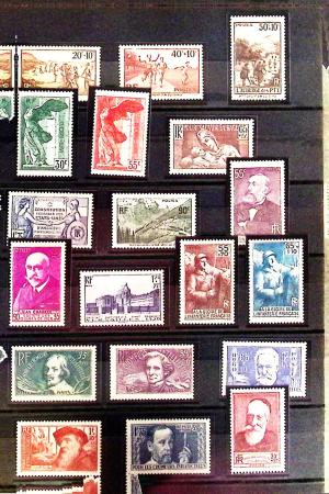 1869-1992, Un classeur de neufs (1869-1973) dont FRANCE