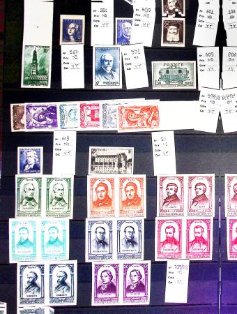 1869-1992, Un classeur de neufs (1869-1973) dont FRANCE