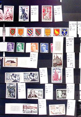 1869-1992, Un classeur de neufs (1869-1973) dont FRANCE