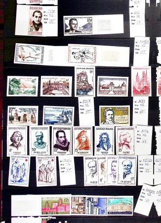 1869-1992, Un classeur de neufs (1869-1973) dont FRANCE