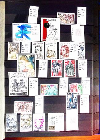1869-1992, Un classeur de neufs (1869-1973) dont FRANCE