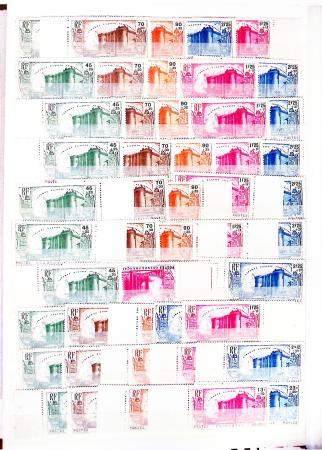 1869-1992, Un classeur de neufs (1869-1973) dont FRANCE