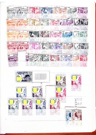 1869-1992, Un classeur de neufs (1869-1973) dont FRANCE