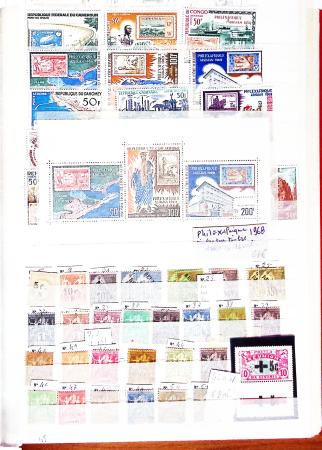 1869-1992, Un classeur de neufs (1869-1973) dont FRANCE