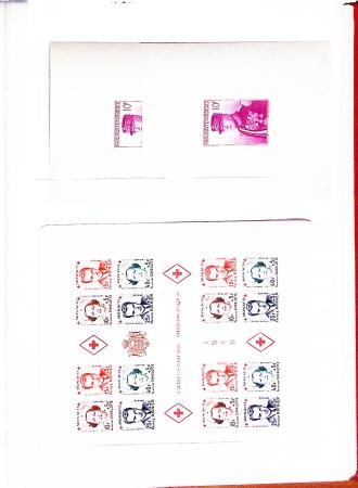 1869-1992, Un classeur de neufs (1869-1973) dont FRANCE