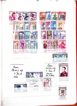 1869-1992, Un classeur de neufs (1869-1973) dont FRANCE