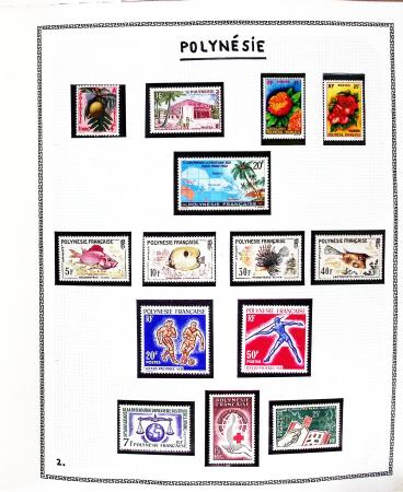1869-1992, Un classeur de neufs (1869-1973) dont FRANCE