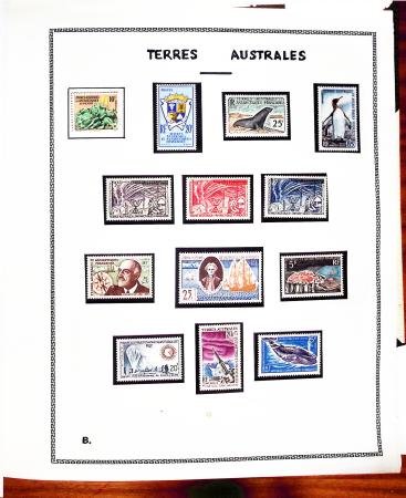 1869-1992, Un classeur de neufs (1869-1973) dont FRANCE