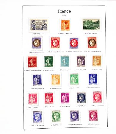 1849-2016, Collection de France (1849-19) en 3 albums