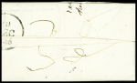 MP "P 11 P Nant" + dateur "A" (1828) sur lettre, i