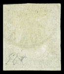 N°11c Variété centre renversée (effigie tête en bas),