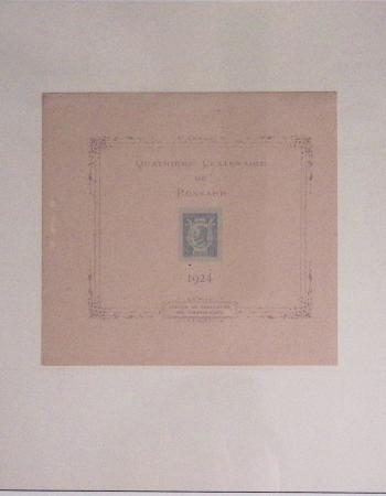 N°209 Pierre de Ronsard, épreuve de luxe avec rabat,