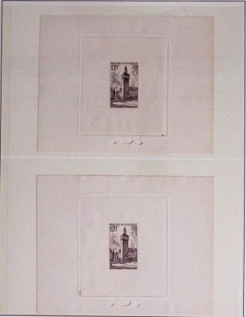 N°1025 Moulin de Jacquemart, 2 épreuves de présentation