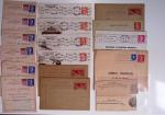61 entiers neufs et OBL dont commémoratifs neufs et OBL et 6 cartes réponses 0F20 Muller bleu (sans le taloin). Bonne cote