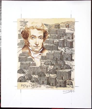 Raymond Moretti : feuille de 50 vignettes "Paris en timbres (tête de cheval). Feuille de 30 Mon Timbre à Moi thème polaire (Gorfou sauteur de Saint Paul et Amsterdam)