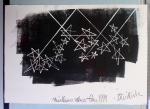 Chemise souple noire : dessins et cartes de vœux de graveurs de timbres dont un projet Clémenceau de Joseph Rajewicz (1982) dont Decaris, Béquet, Andreotto