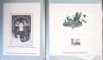 Chemise souple noire : dessins et cartes de vœux de graveurs de timbres dont un projet Clémenceau de Joseph Rajewicz (1982) dont Decaris, Béquet, Andreotto