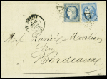 N°37 +46B obl. GC sur lettre de Saint Quentin, Aisne,