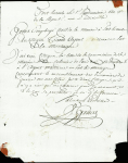 1796 Lettre datée "Fort Hercule an 3 de la République