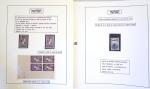Collection de 199 pages sur la vie de Jean Mermoz montée sur feuilles Safe : quelques plis d'époque, nombreux plis commémoratifs de 1937 à nos jours,...