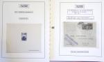 Collection de 199 pages sur la vie de Jean Mermoz montée sur feuilles Safe : quelques plis d'époque, nombreux plis commémoratifs de 1937 à nos jours,...