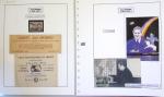 Collection de 199 pages sur la vie de Jean Mermoz montée sur feuilles Safe : quelques plis d'époque, nombreux plis commémoratifs de 1937 à nos jours,...