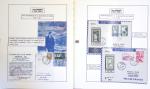 Collection de 199 pages sur la vie de Jean Mermoz montée sur feuilles Safe : quelques plis d'époque, nombreux plis commémoratifs de 1937 à nos jours,...