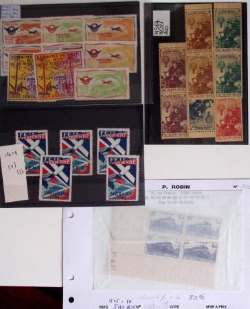 Petit lot de documents divers dont télégramme de félicitations du gardien du monument Nungesser et Coli d'Etretat à Costes et Bellonte à New-York,...