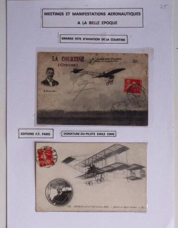 Petit lot de documents divers dont télégramme de félicitations du gardien du monument Nungesser et Coli d'Etretat à Costes et Bellonte à New-York,...