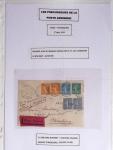 Petit lot de documents divers dont télégramme de félicitations du gardien du monument Nungesser et Coli d'Etretat à Costes et Bellonte à New-York,...