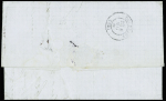 N°29 OBL GC 2298 + T16 Meaux (4 mai 1871) sur lettre datée de Paris 3 mai 1871 pour Bordeaux sortie par passeur. Arrivée 6 mai 1871. TB