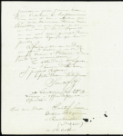 Texte de correspondance adressé au général de Lartigue par un lieutenant comdamné à la déportation par le 11ème Conseil de Guerre siégeant à Rambouillet (16 oct 1871)