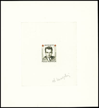N°335 Prince Rainier III, épreuve d'artiste en brun,